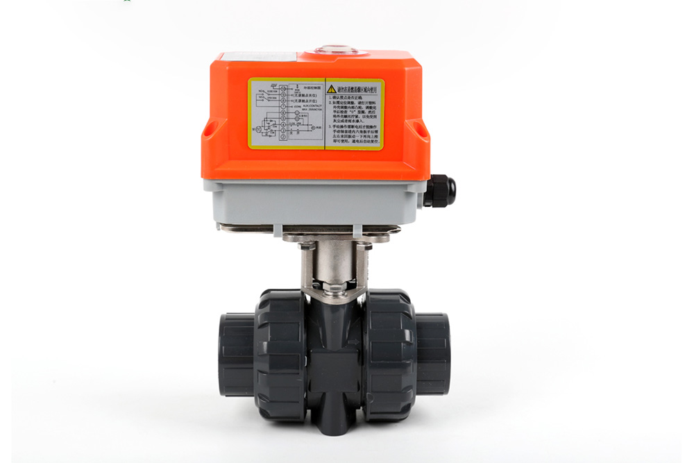 通道电动球阀